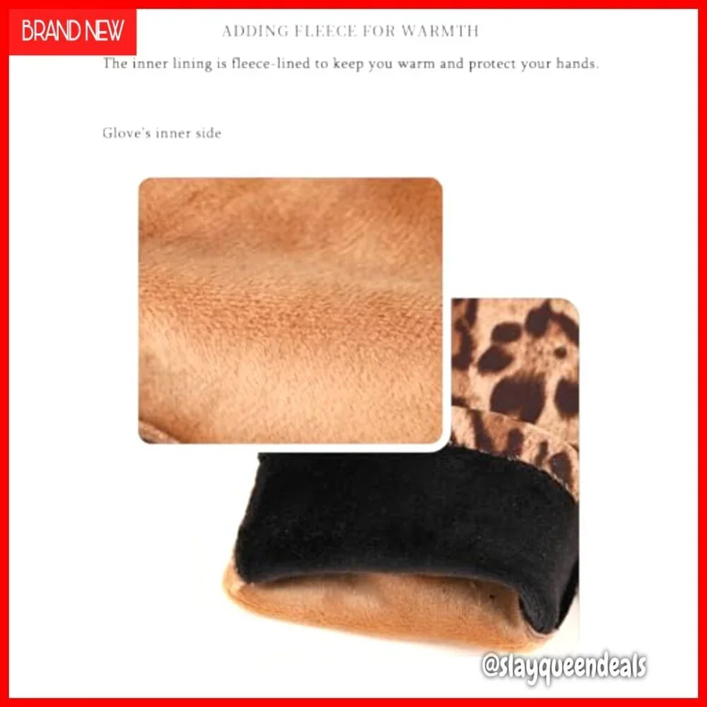 Women's Touchscreen Fleece Gloves, Stretch Fit, Cold Weather Driving